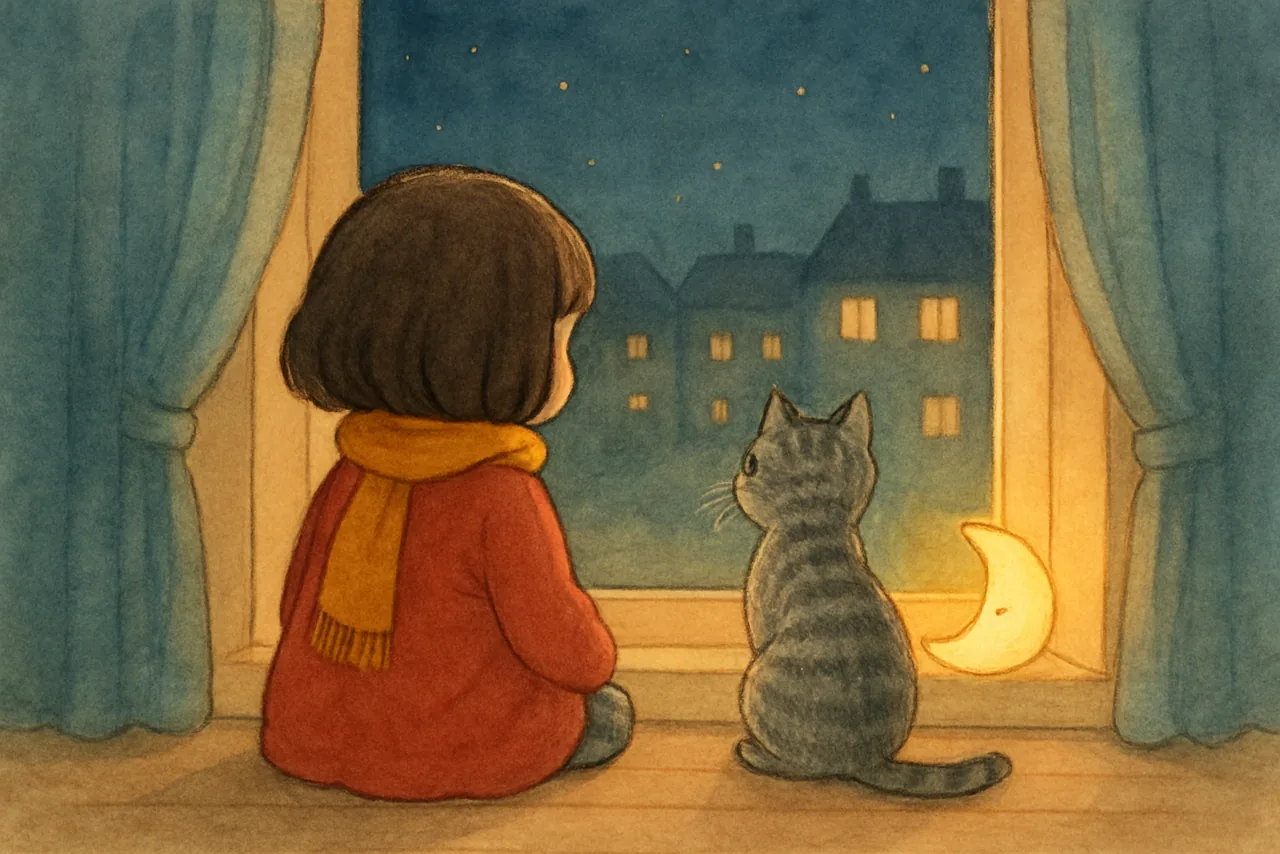 Story scene illustration