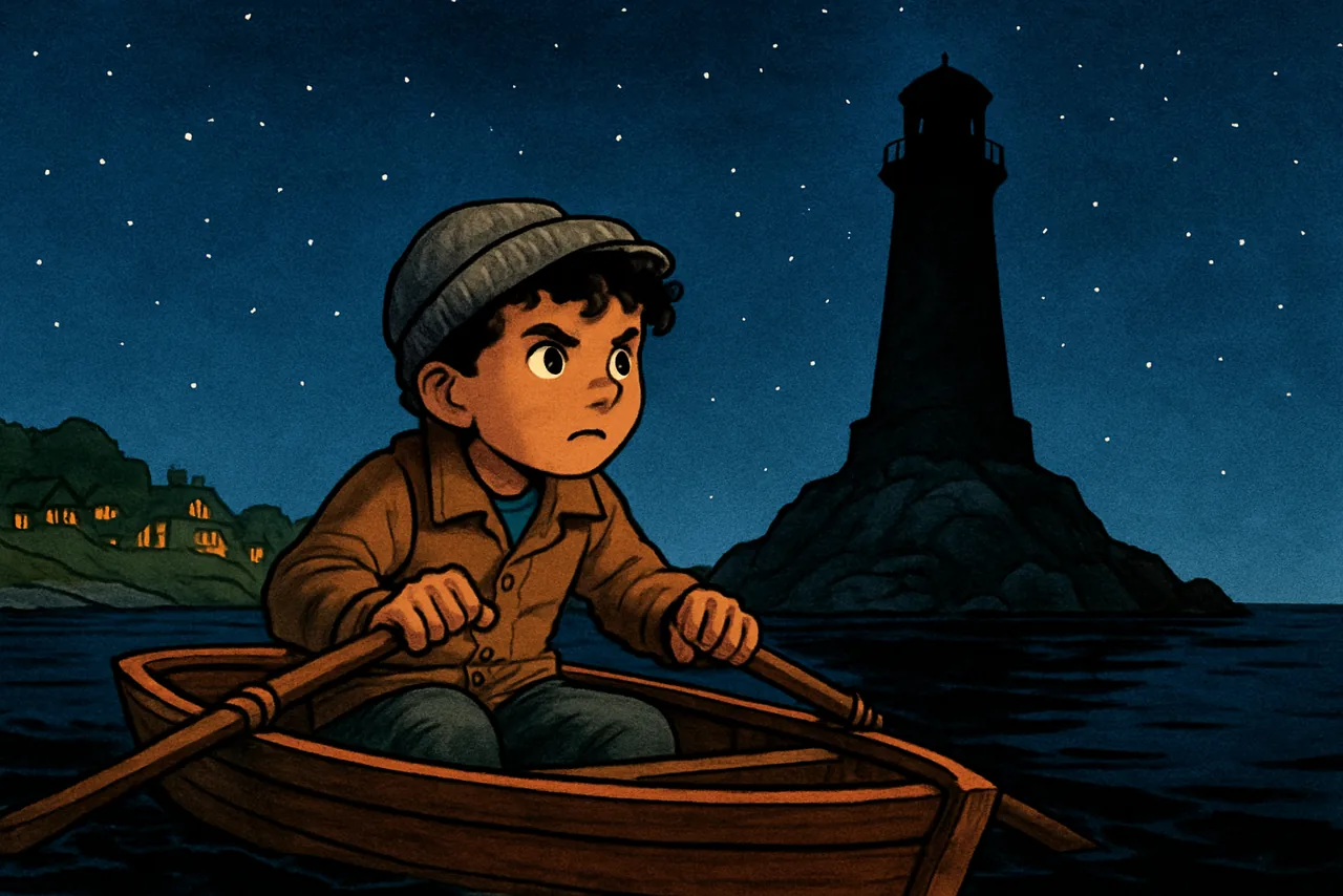 Story scene illustration