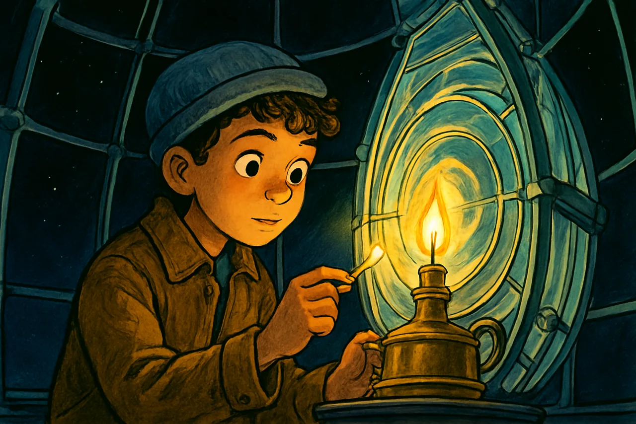 Story scene illustration