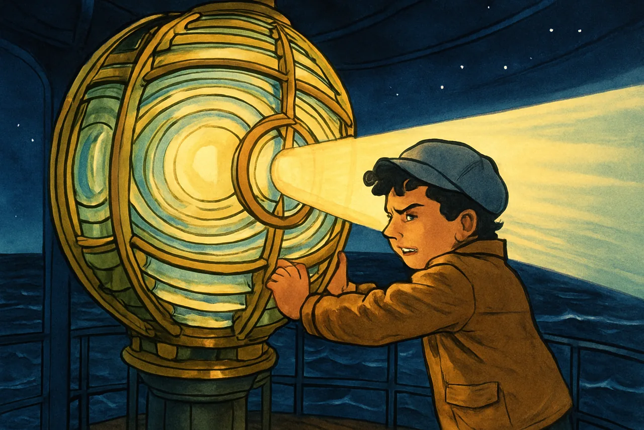 Story scene illustration